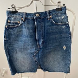 H&M jean skirt